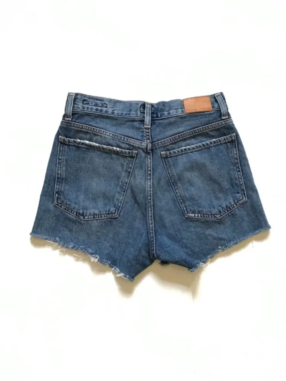 Citizens of Humanity Kristen Cut Off Denim Jean Shorts Womens 25 Blue Vintage